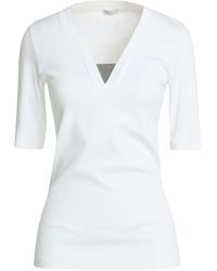 Brunello Cucinelli - T-Shirt Cotton, Elastane - Lyst
