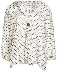 SIMONA CORSELLINI - Top Polyester - Lyst