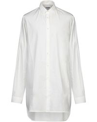 Camisa larga Jil Sander de hombre de color Negro Hombre Ropa de Camisas de Camisas informales de botones 