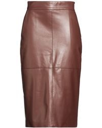 Elisabetta Franchi - Midi Skirt Viscose, Elastane, Polyurethane - Lyst