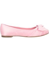 Ferragamo - Ballet Flats Textile Fibers - Lyst