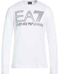 EA7 - T-Shirt Cotton - Lyst