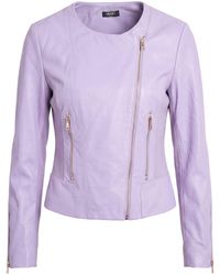 Liu Jo - Lilac Jacket Lambskin - Lyst