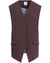 Alysi - Crème Blazer Polyester, Viscose, Elastane - Lyst