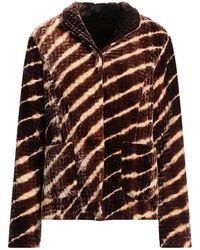 BIANCO LEVRIN - Chocolate Jacket Viscose, Silk - Lyst