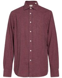 Hartford - Brick Shirt Cotton - Lyst