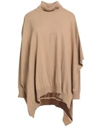 Akep - Sand Turtleneck Viscose, Merino Wool, Polyamide, Cashmere - Lyst