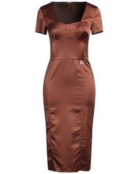 Gaelle Paris - Midi Dress Polyester, Elastane - Lyst