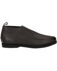 Kiton - Dark Ankle Boots Leather - Lyst