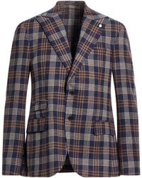 Luigi Bianchi - Midnight Blazer Wool, Cotton, Polyamide, Polyester, Acrylic - Lyst