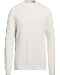 Calvin Klein - Ivory Turtleneck Cotton - Lyst