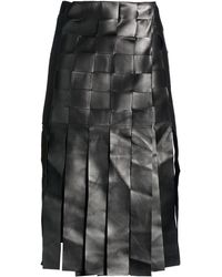 Dodo Bar Or - Midi Skirt Leather - Lyst