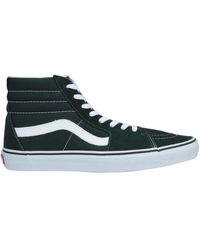 dark green high top vans