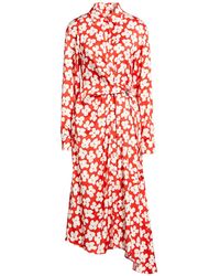 MSGM - Midi Dress Viscose - Lyst