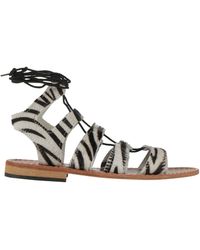 Baldinini - Trend Ivory Sandals Leather - Lyst
