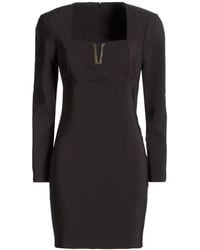 SIMONA CORSELLINI - Mini Dress Polyester, Elastane - Lyst