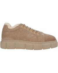 Cerruti 1881 - Taupe Sneakers Calfskin - Lyst