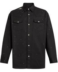 Undercover - Denim Shirt - Lyst