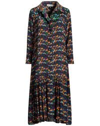 Jessie Western - Midi Dress Silk - Lyst