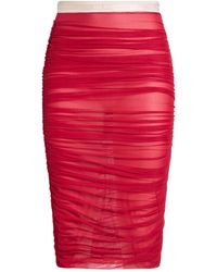 DES_PHEMMES - Midi Skirt Polyamide, Elastane - Lyst