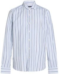 Savile Row - Shirt Cotton, Linen - Lyst