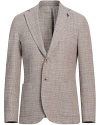 Paoloni - Blazer Virgin Wool, Cotton, Linen, Elastane - Lyst