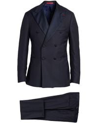 Isaia - Midnight Suit Wool - Lyst