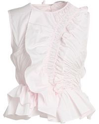 Cecilie Bahnsen - Light Top Cotton - Lyst