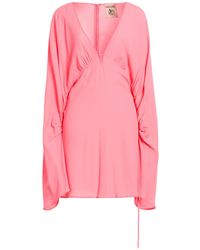 Semicouture - Mini Dress Acetate, Silk - Lyst