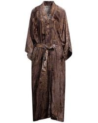 Gentry Portofino - Taupe Jacket Viscose, Silk - Lyst