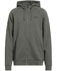 EA7 - Military Sweatshirt Cotton, Polyester, Elastane - Lyst