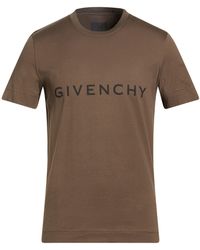 Givenchy - Khaki T-Shirt Cotton - Lyst