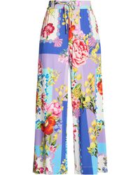 Clips More - Lilac Pants Viscose, Elastane - Lyst