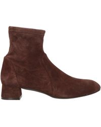 Stuart Weitzman - Chocolate Ankle Boots Leather - Lyst