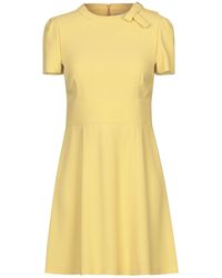 RED Valentino Kurzes Kleid - Gelb