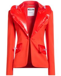 Moschino - Blazer Viscose, Elastane - Lyst