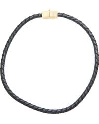Ivi - Necklace Leather, 925/1000 - Lyst