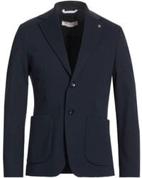 Officina 36 - Officina Blazer Cotton, Polyester, Elastane - Lyst