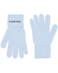 Lanvin - Sky Gloves Wool - Lyst