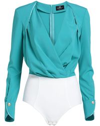 Elisabetta Franchi - Bodysuit Polyester, Elastane - Lyst