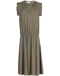 Crossley - Military Midi Dress Viscose - Lyst