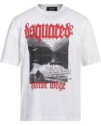 DSquared² - T-Shirt Cotton - Lyst