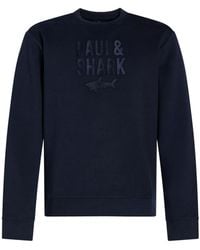 Paul & Shark - Sweatshirt Cotton, Nylon, Elastane - Lyst