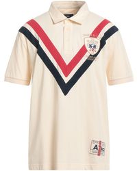 La Martina - Cream Polo Shirt Cotton - Lyst