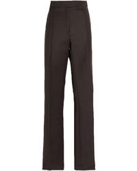Alex Perry - Dark Pants Polyester, Virgin Wool - Lyst