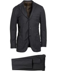 Kiton - Charcoal Suit Virgin Wool, Cashmere, Polyamide, Elastane - Lyst