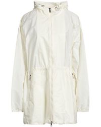 Moncler - Ivory Overcoat & Trench Coat Polyamide - Lyst