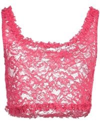 Soallure - Fuchsia Top Polyester - Lyst
