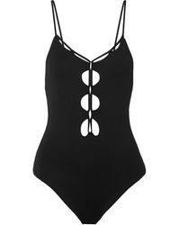 Broochini One-piece Swimsuit - Black