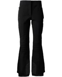 Femme Vêtements Pantalons décontractés Legging à coupe ajustée Synthétique 3 MONCLER GRENOBLE en coloris Noir élégants et chinos Pantalons moulants 